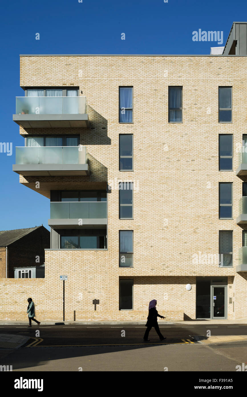 Detail view of housing scheme. Hicks Bolton Bond Housing Scheme, London
