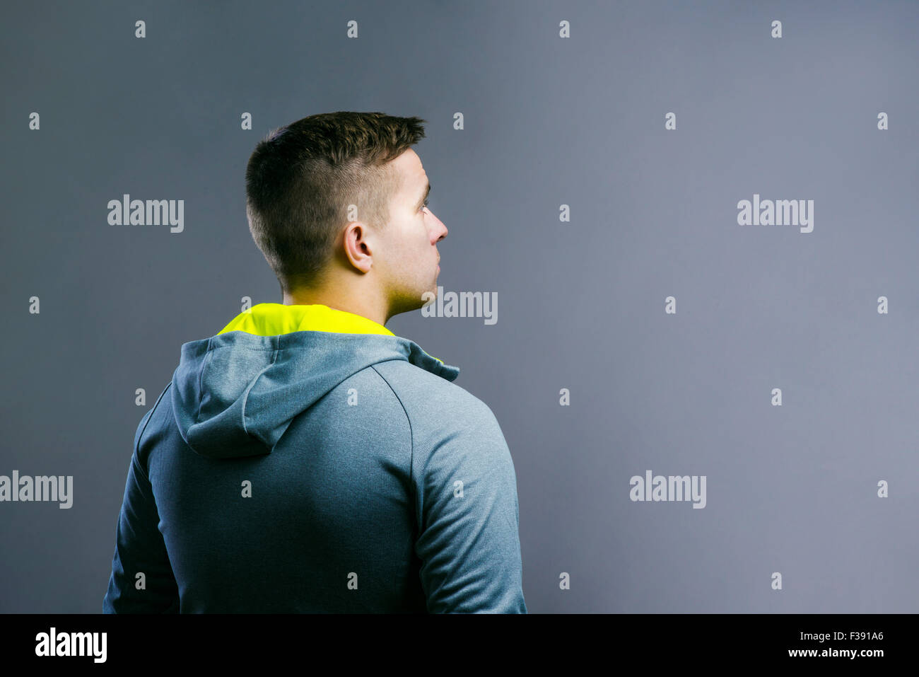 Runner in a studio Stock Photo - Alamy
