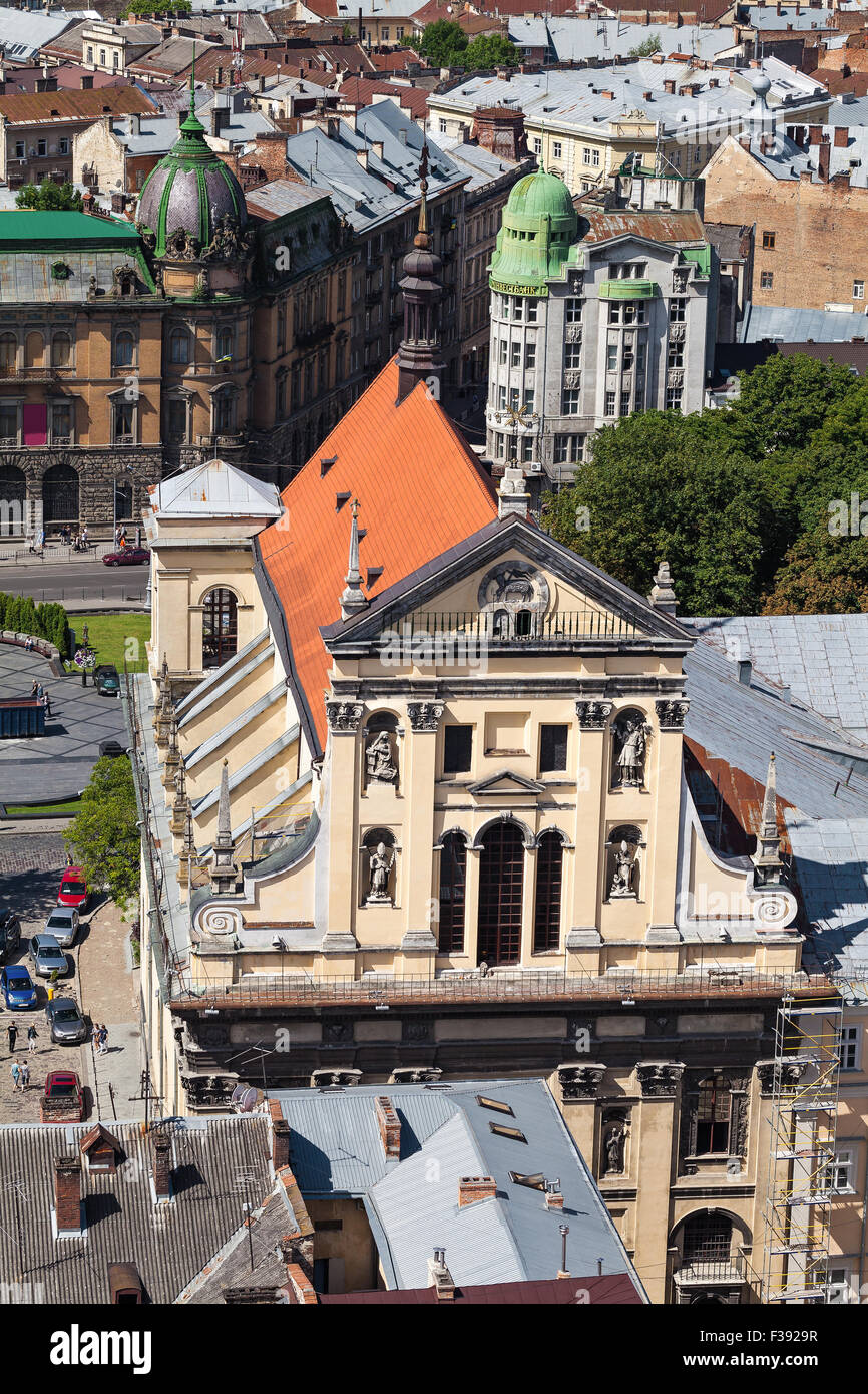 urban landscape, view from above the rooftops Stock Photo - Alamy