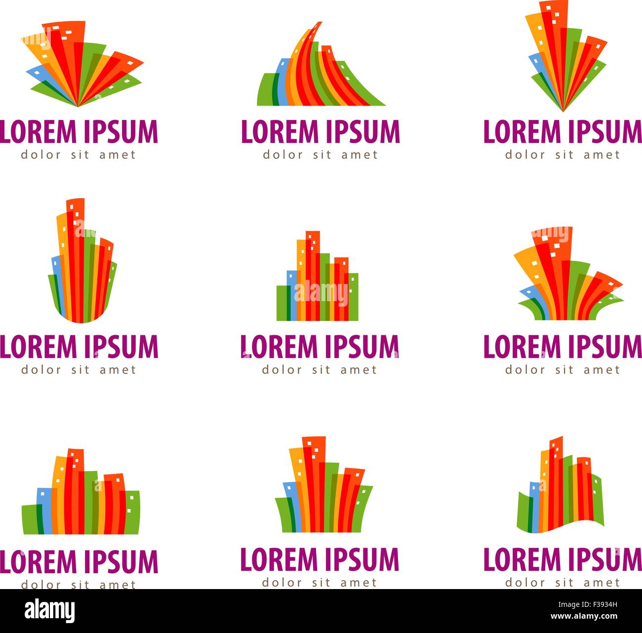 city vector logo design template. skyscraper or building icon Stock ...