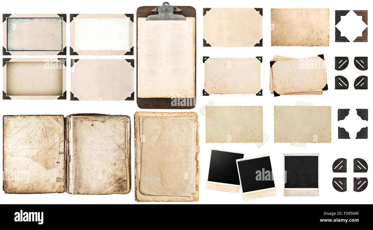 Photograph album corners hi-res stock photography and images - Alamy
