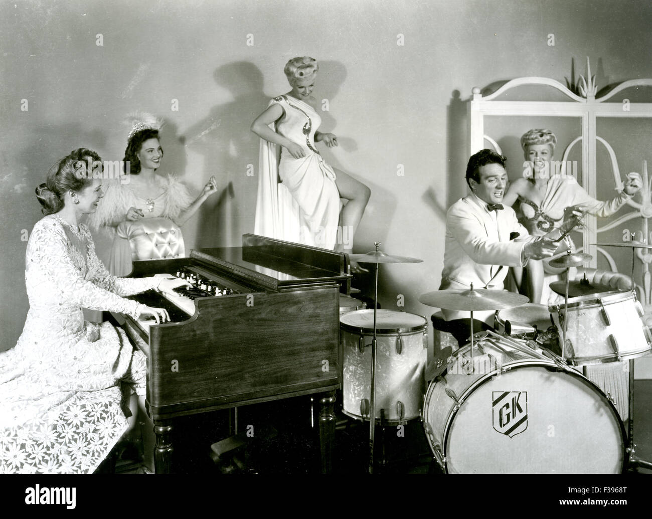 GENE KRUPA (1909-1973) US jazz drummer Stock Photo