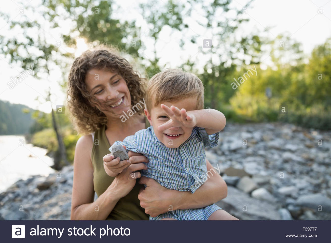 Portrait mother son 2 3 hi-res stock photography and images - Alamy