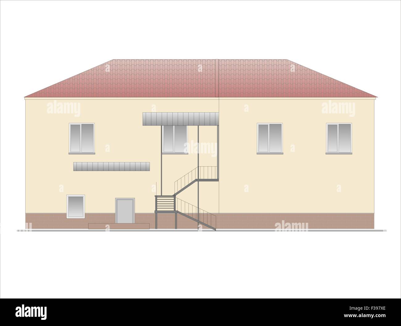 Houses, Buildings, Constructions, Installations. Illustrations of ...