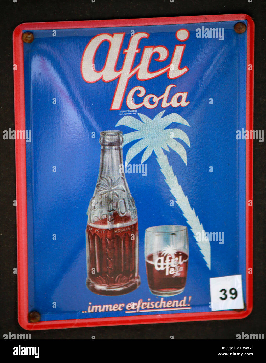 das Logo der Marke Afri Cola, Berlin Stock Photo - Alamy