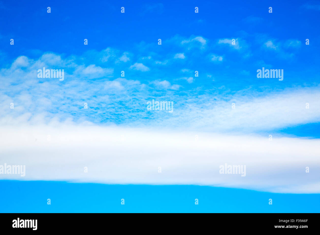 in the blue sky white soft clouds and abstract background Stock Photo ...