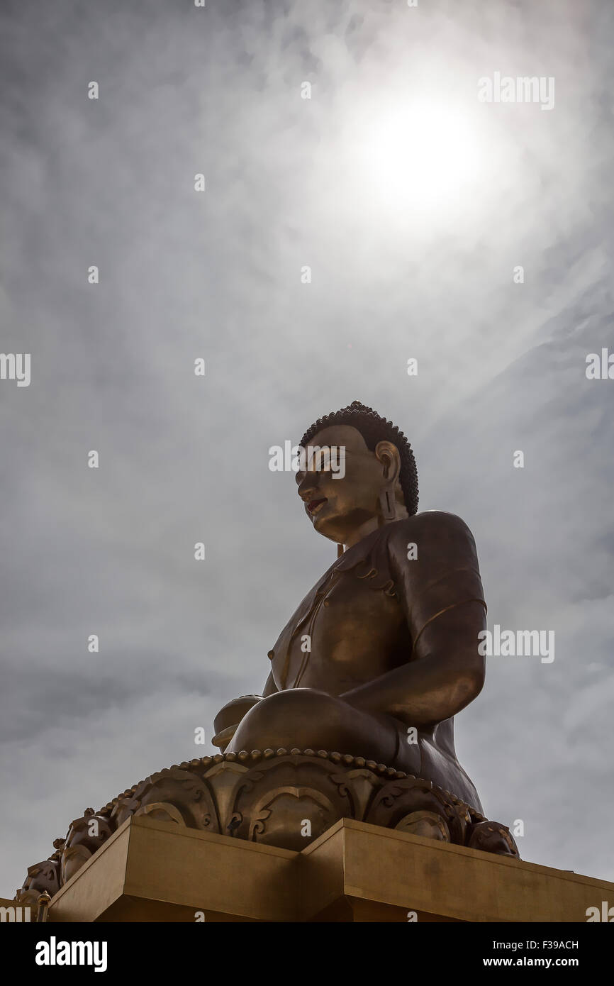 Dordenma Buddha overlooking Thimphu valley, Bhutan Stock Photo