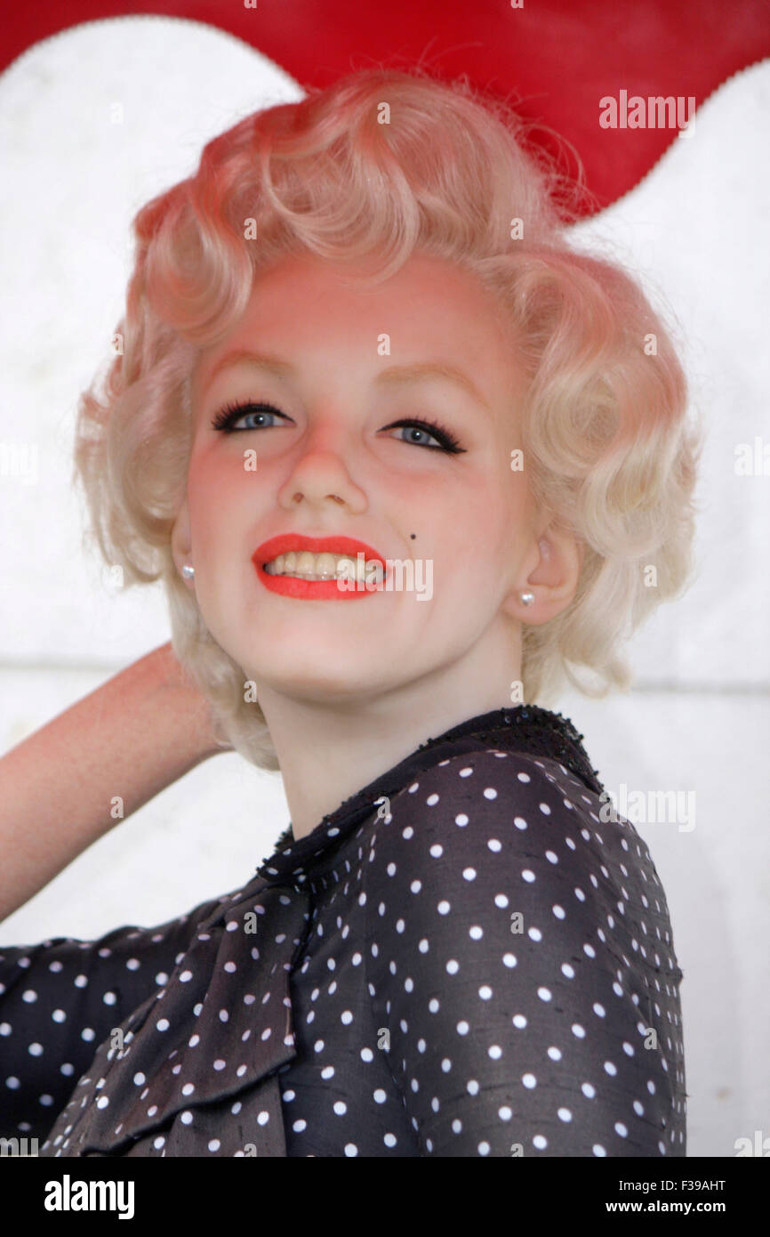 Marilyn Monroe - Wachsfigur, Madame Tussauds, Berlin. Stock Photo