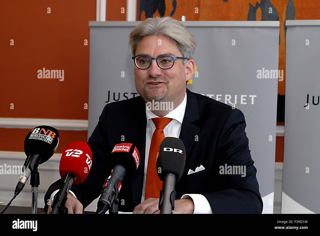 Copenhagen, Denmark. 2nd October, 2015.Soren Pind (Søren Pind)danish ...