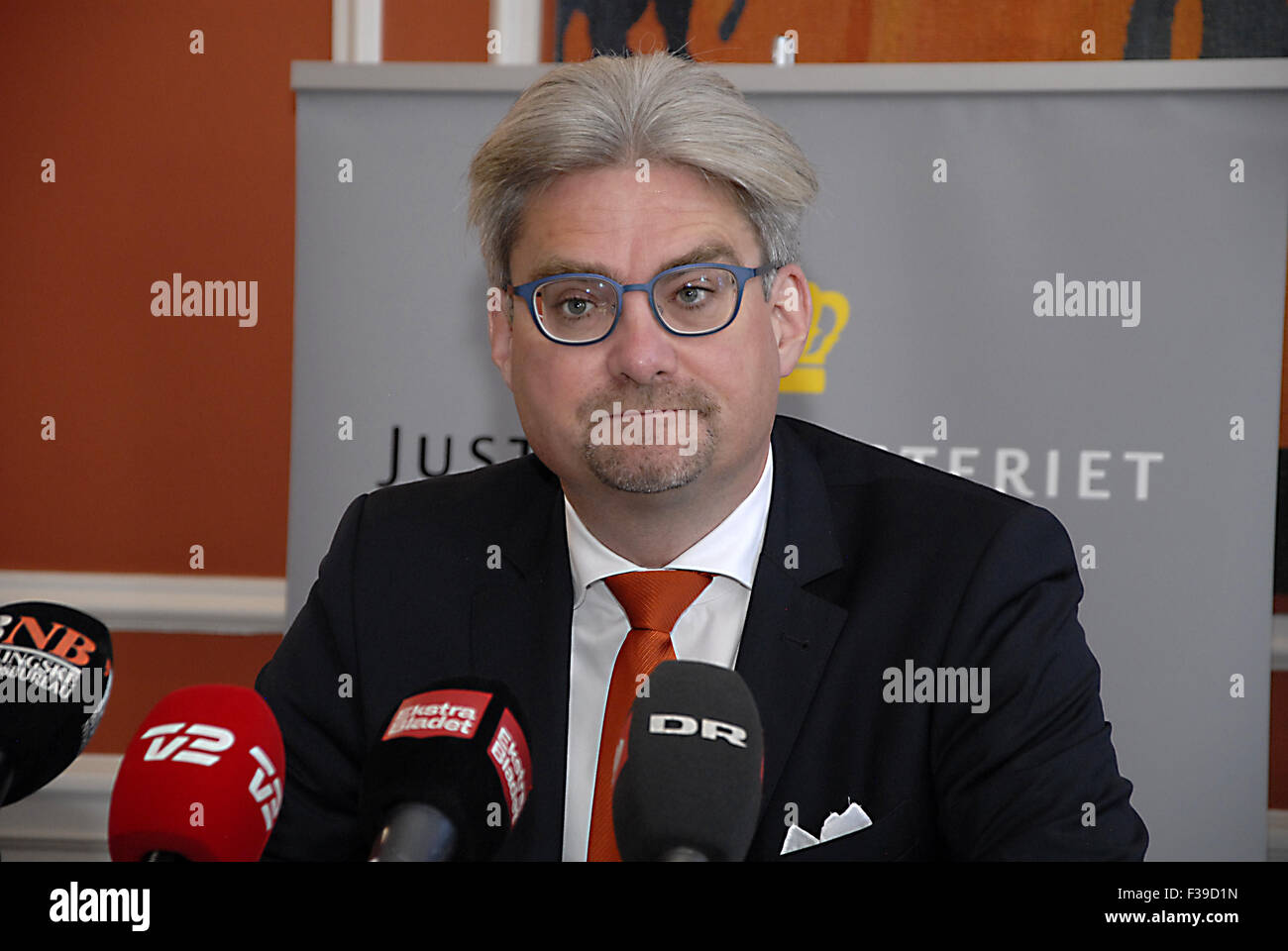 Copenhagen, Denmark. 2nd October, 2015.Soren Pind (Søren Pind)danish ...