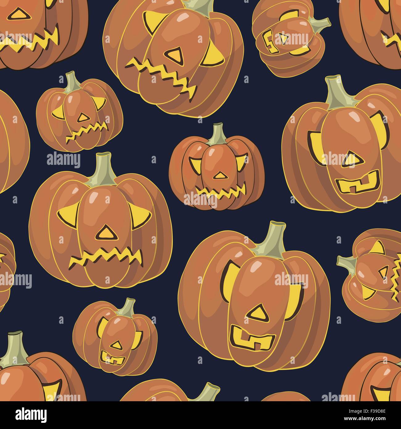 Halloween background with pumpkins Stock Vector Image & Art - Alamy