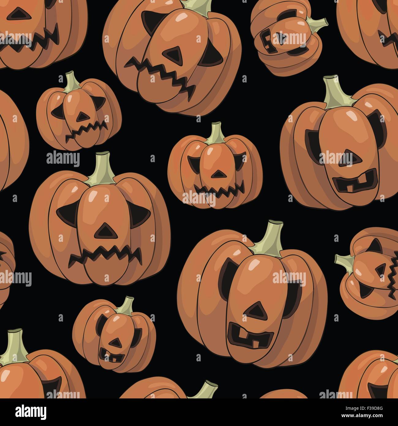 Halloween background with pumpkins Stock Vector Image & Art - Alamy