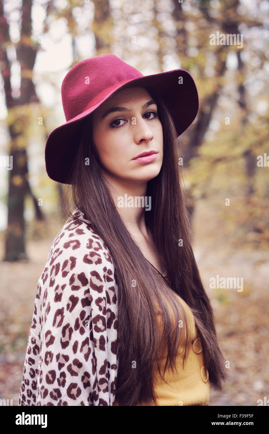 Portrait of a young woman Stock Photo - Alamy