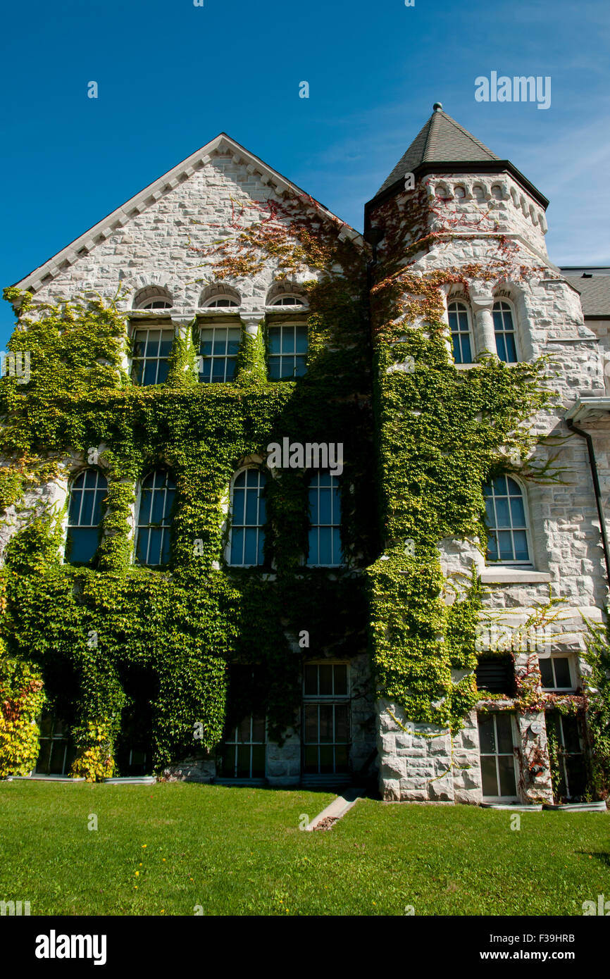 Grant Hall Building at Queen's University - Kingston - Canada Stock Photo