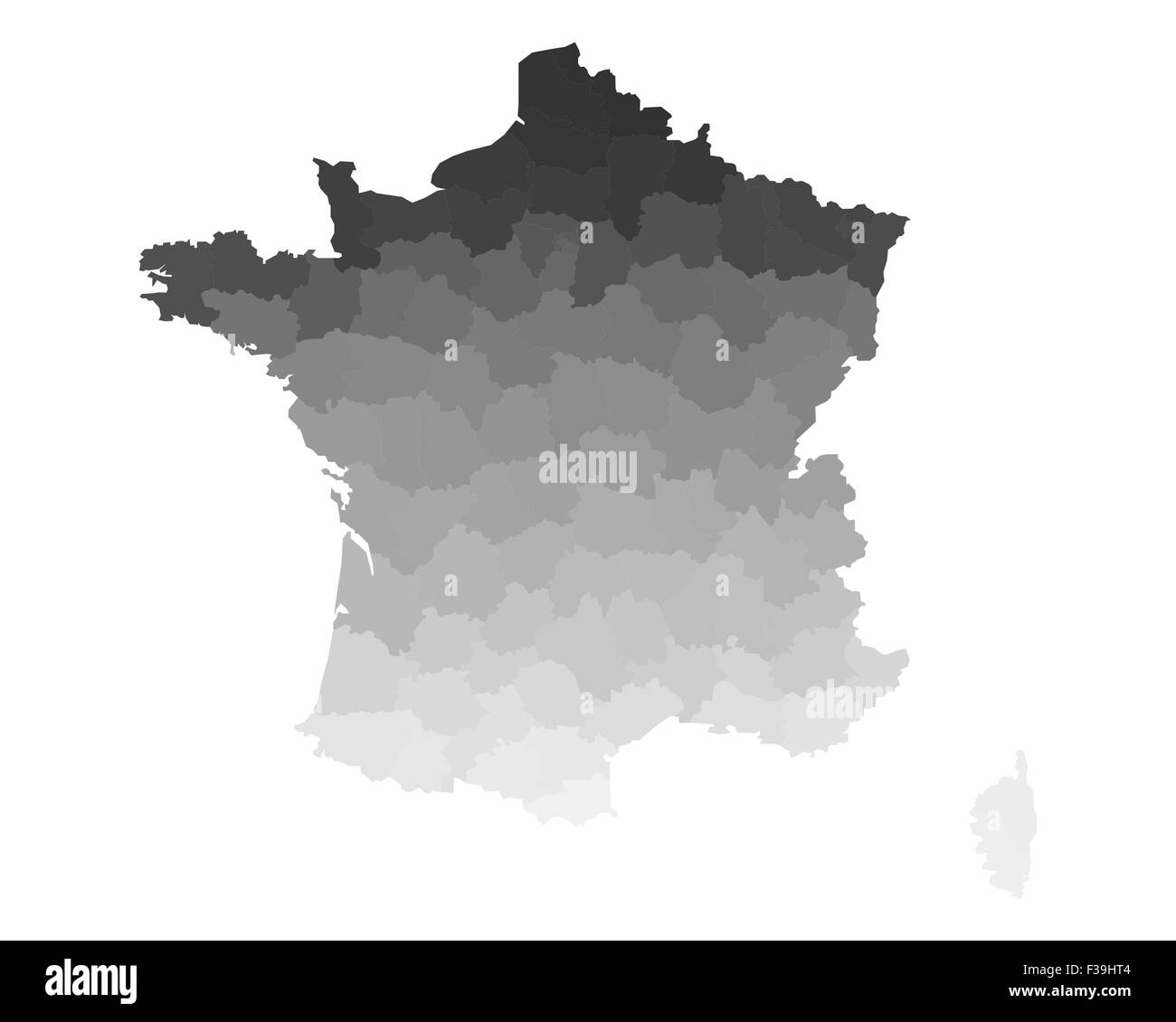 Map of France Stock Photo Alamy