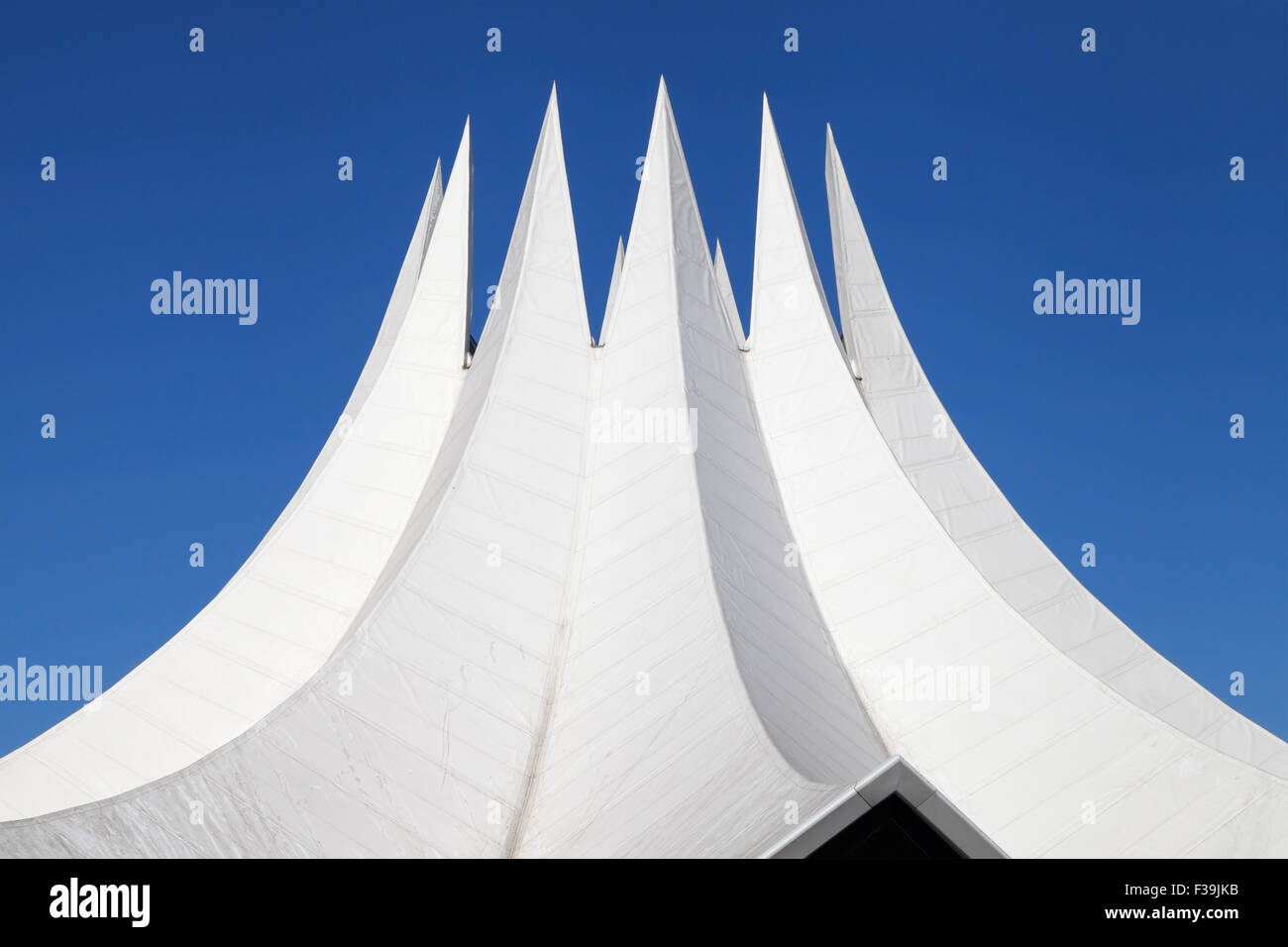 Roof of the Tempodrom in Kreuzberg, Berlin, Germany. Stock Photo