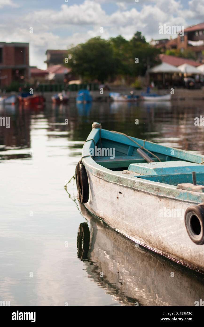 Moored up rowing boat hi-res stock photography and images - Alamy