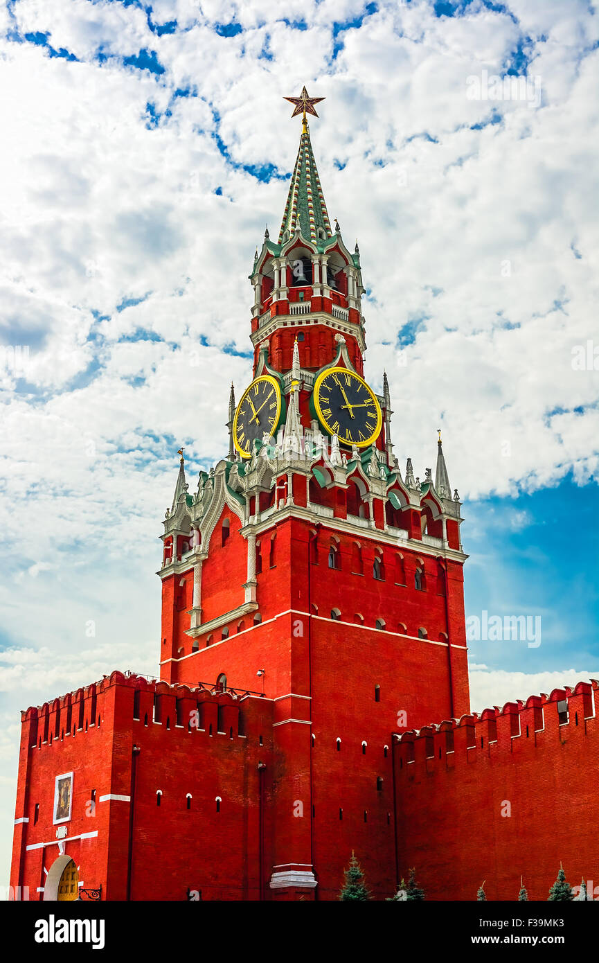 Ancient Moscow Kremlin in Russia, East Europe Stock Photo