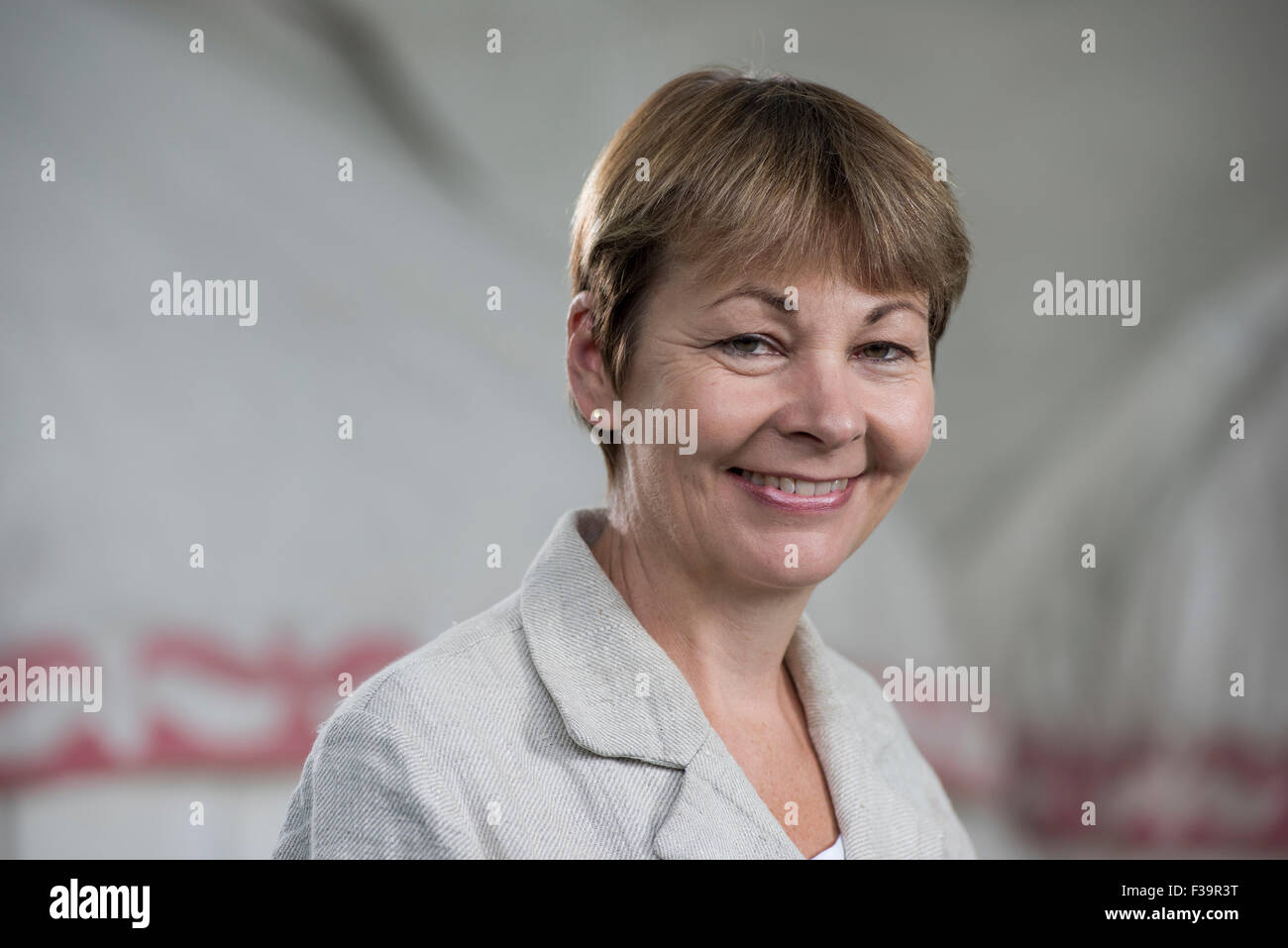 British politician and member of the Green Party of England and Wales, Caroline Lucas. Stock Photo