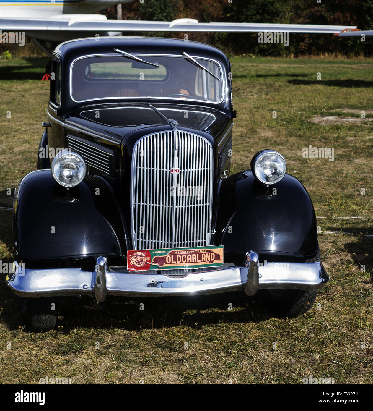 Oct. 2, 2015 - Opel, 1937 -- Old Car Land is the biggest retro cars festival held in Kiev, and covers the State Aviation Museum grounds © Igor Goiovniov/ZUMA Wire/Alamy Live News Stock Photo