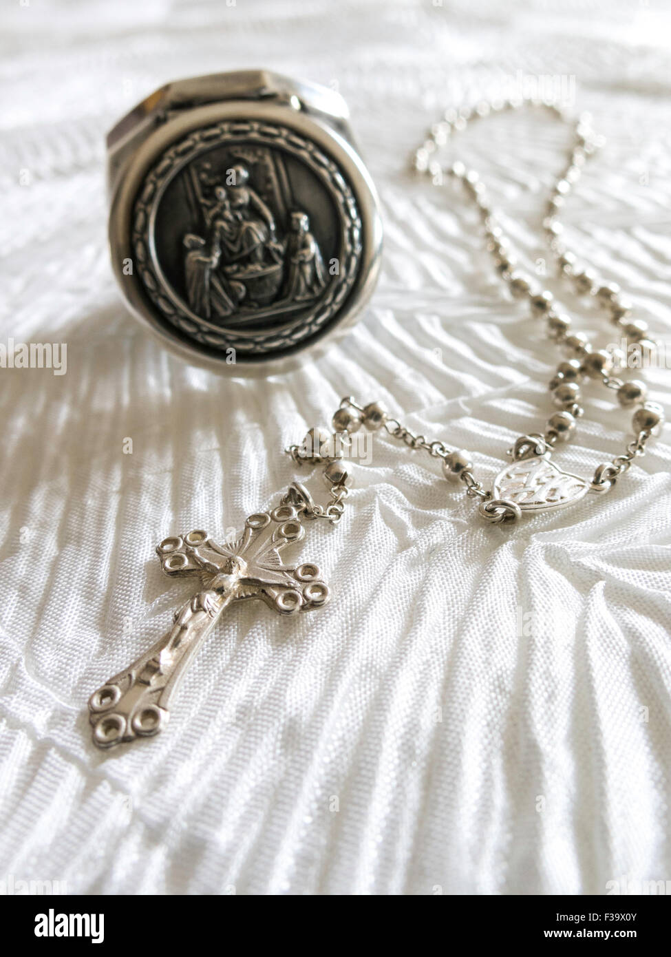 Vintage sterling deals silver rosary