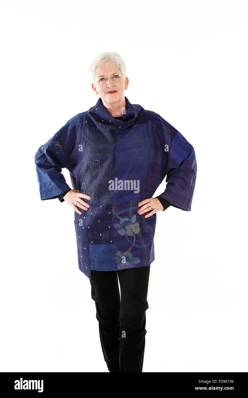 BoHo-chic Fashion Mieko Mintz Studio, NYC, USA Stock Photo