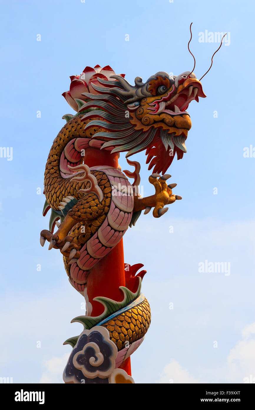 Chinese Dragon Carving