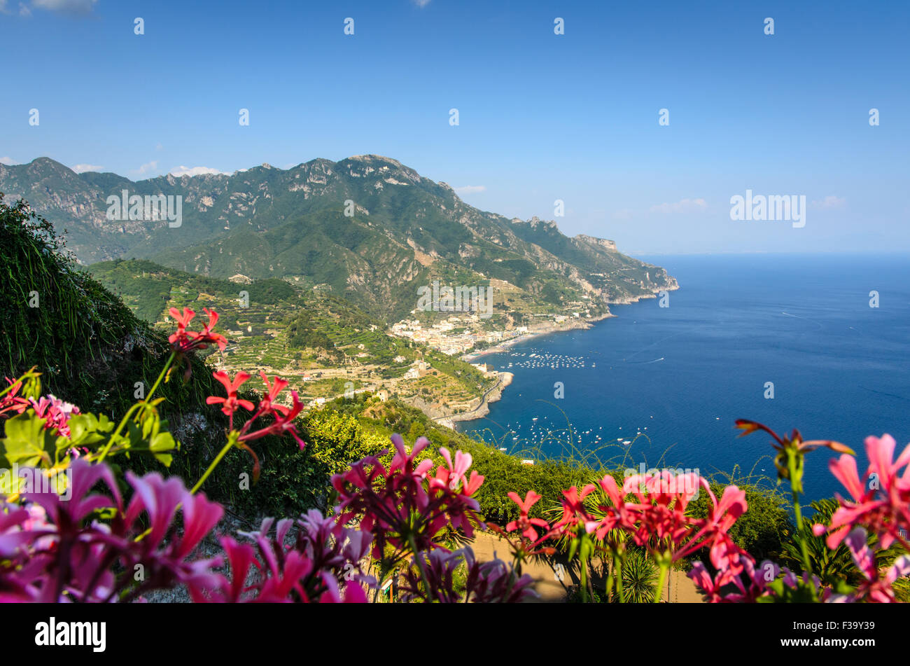 Ravello - Mediterranean City Stock Photo