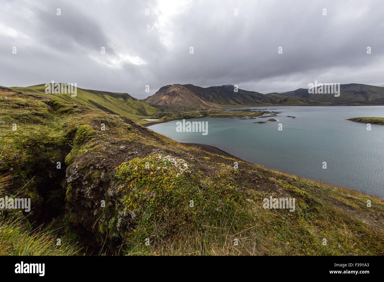 Iceland lake Stock Photo