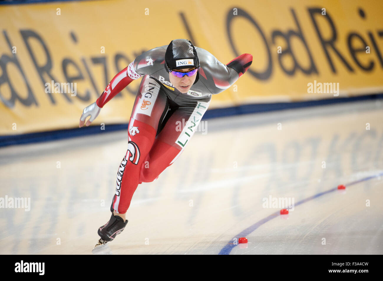 ESSENT ISU WORLD SINGLE DISTANCE SPEED SKATING CHAMPIONSHIPS, RICHMOND OLYMPIC OVAL, BRITISH COLUMBIA, CANADA, March 2009 - Wone Stock Photo