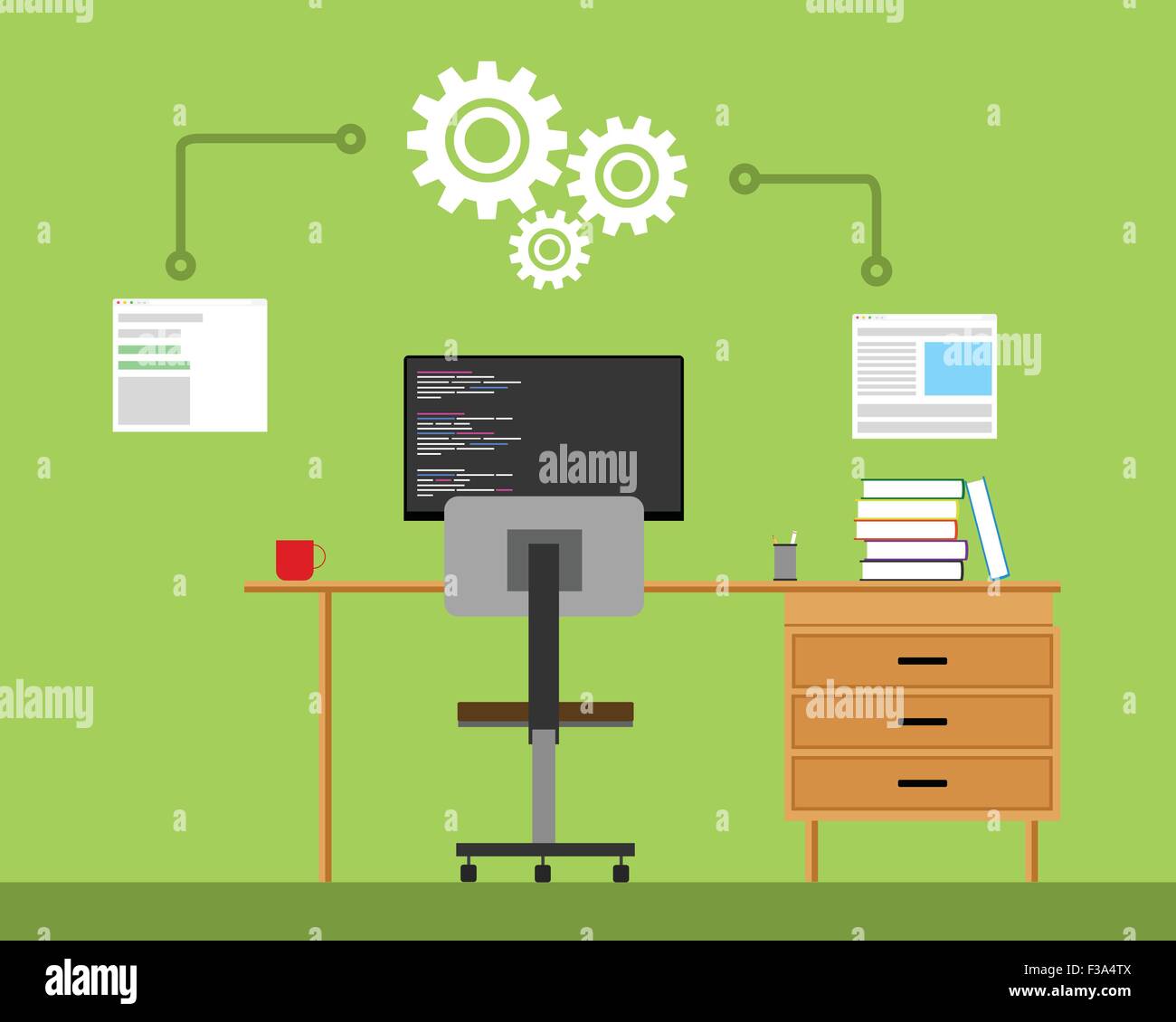 Software engineering programming books Stock Vector Images - Alamy