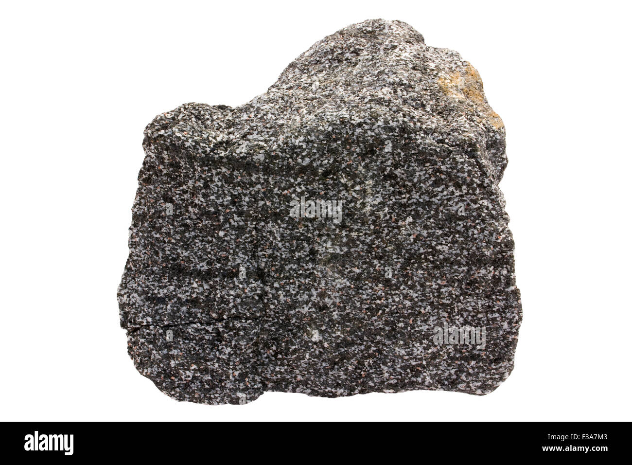 Garnet amphibolite rock sample Stock Photo