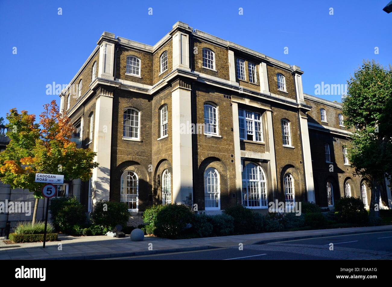 Apartment Block in the Royal Arsenal Riverside development in Woolwich, London, England, UK