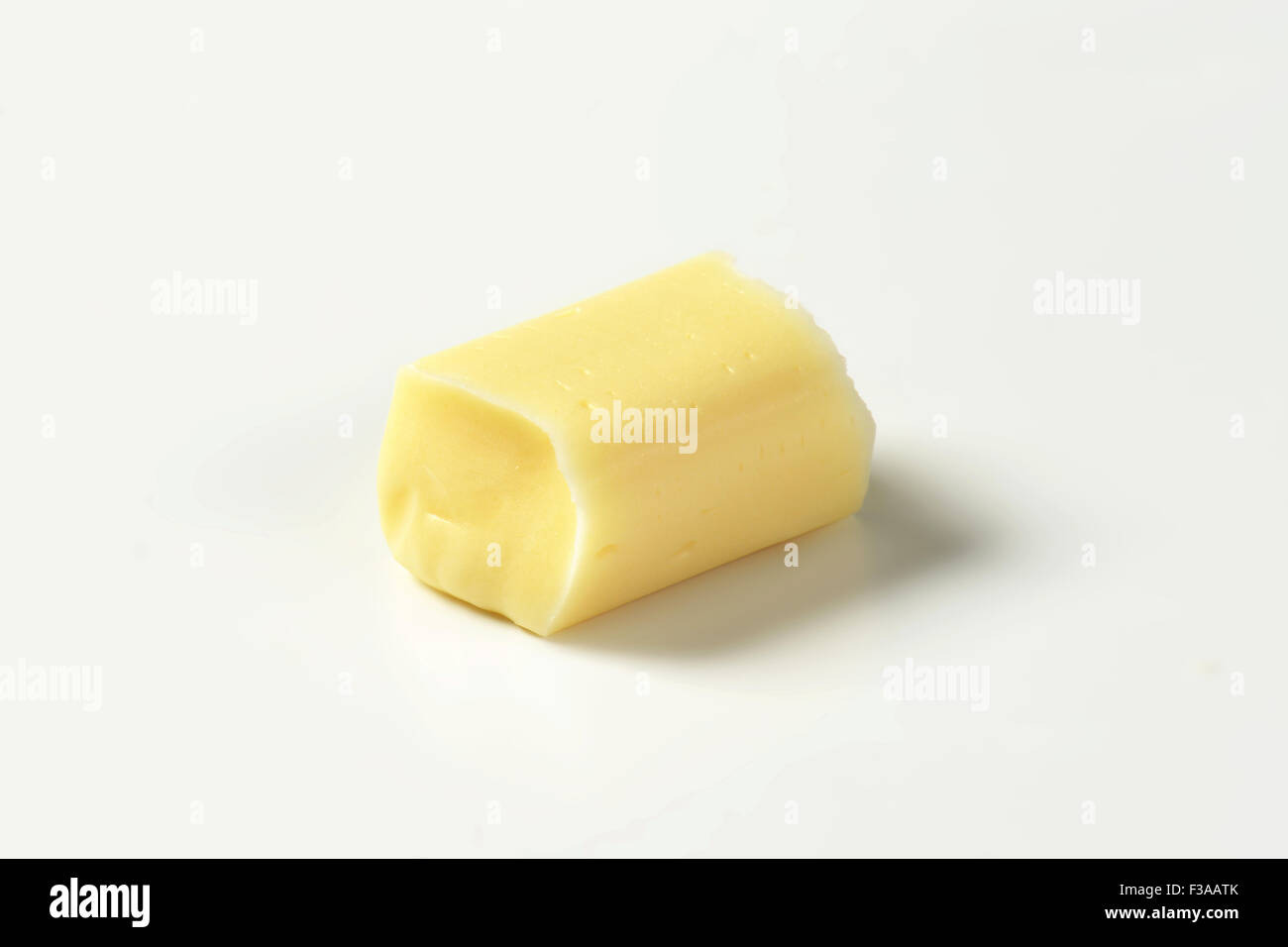 milk toffee candy on white background Stock Photo