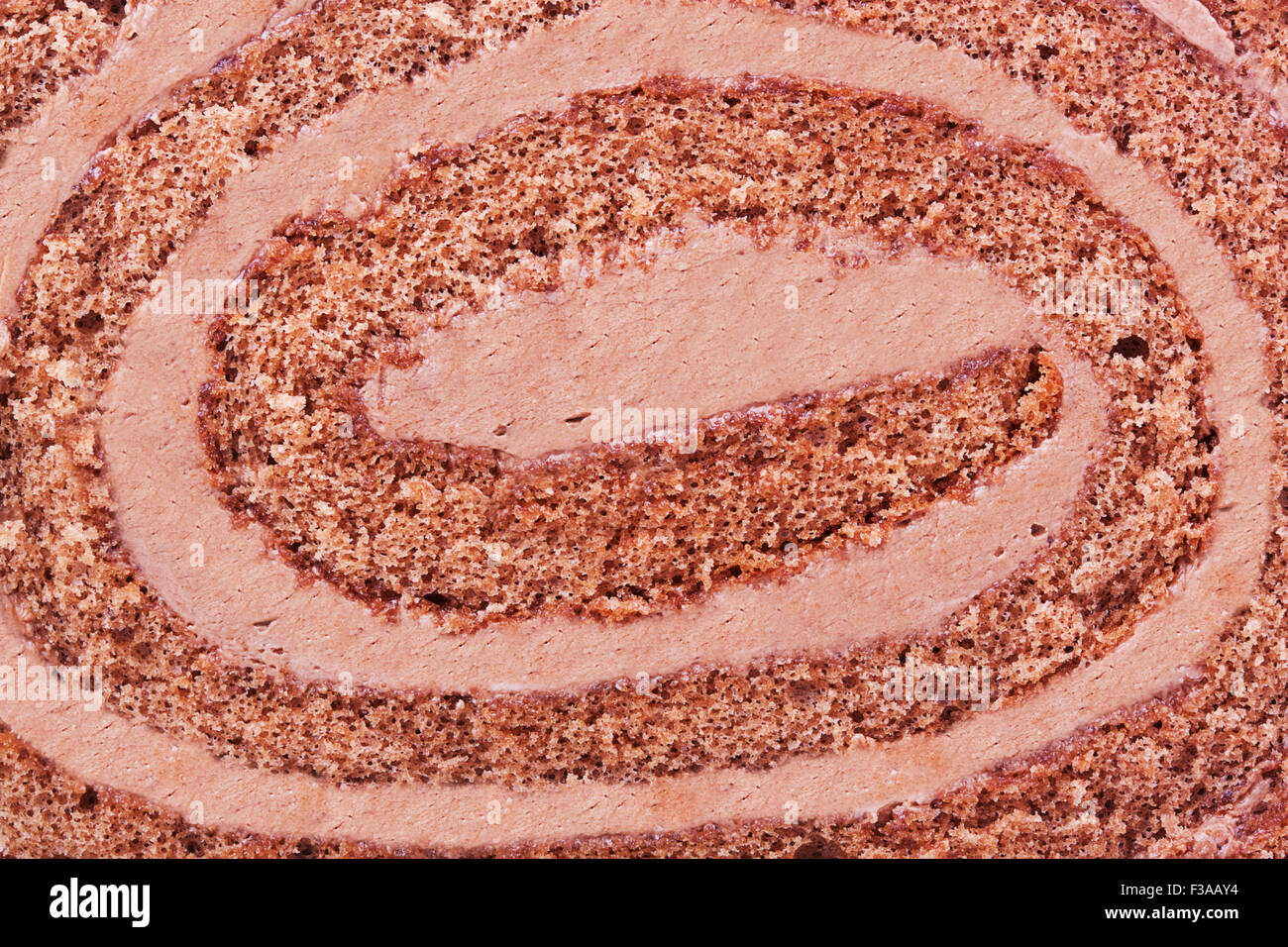 chocolate roll closeup Stock Photo - Alamy