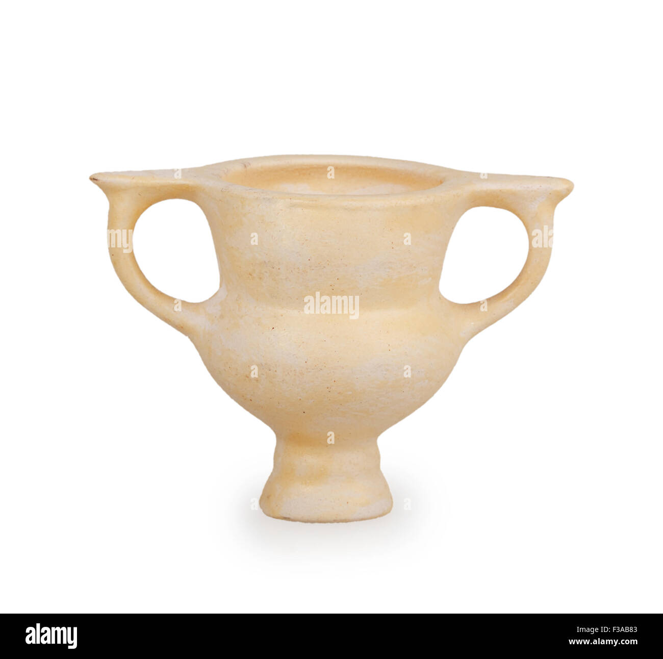 antique clay vase isolated on white background Stock Photo - Alamy