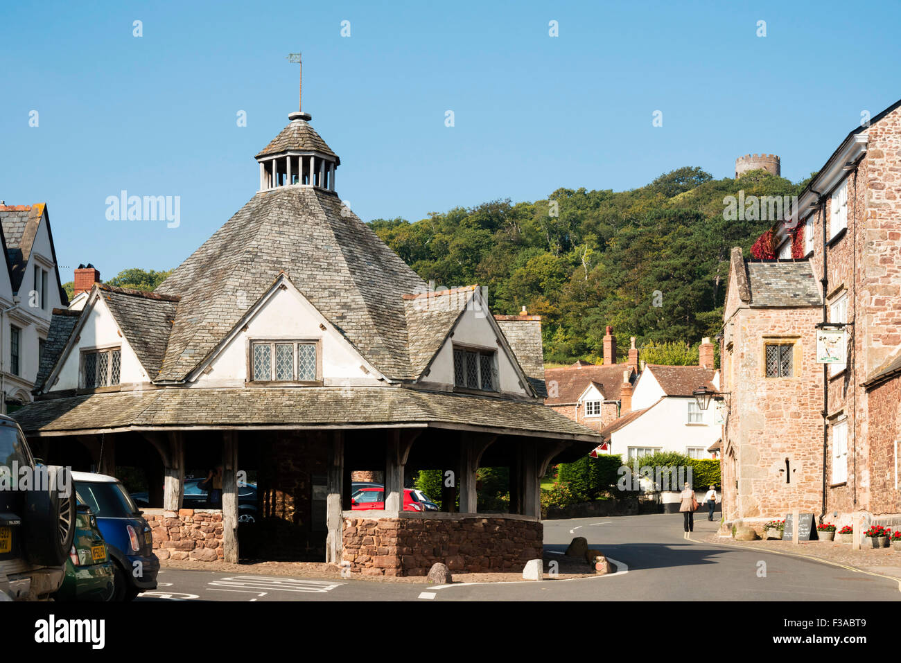 Dunster Yarn Market, Somerset, UK Stock Photo Alamy