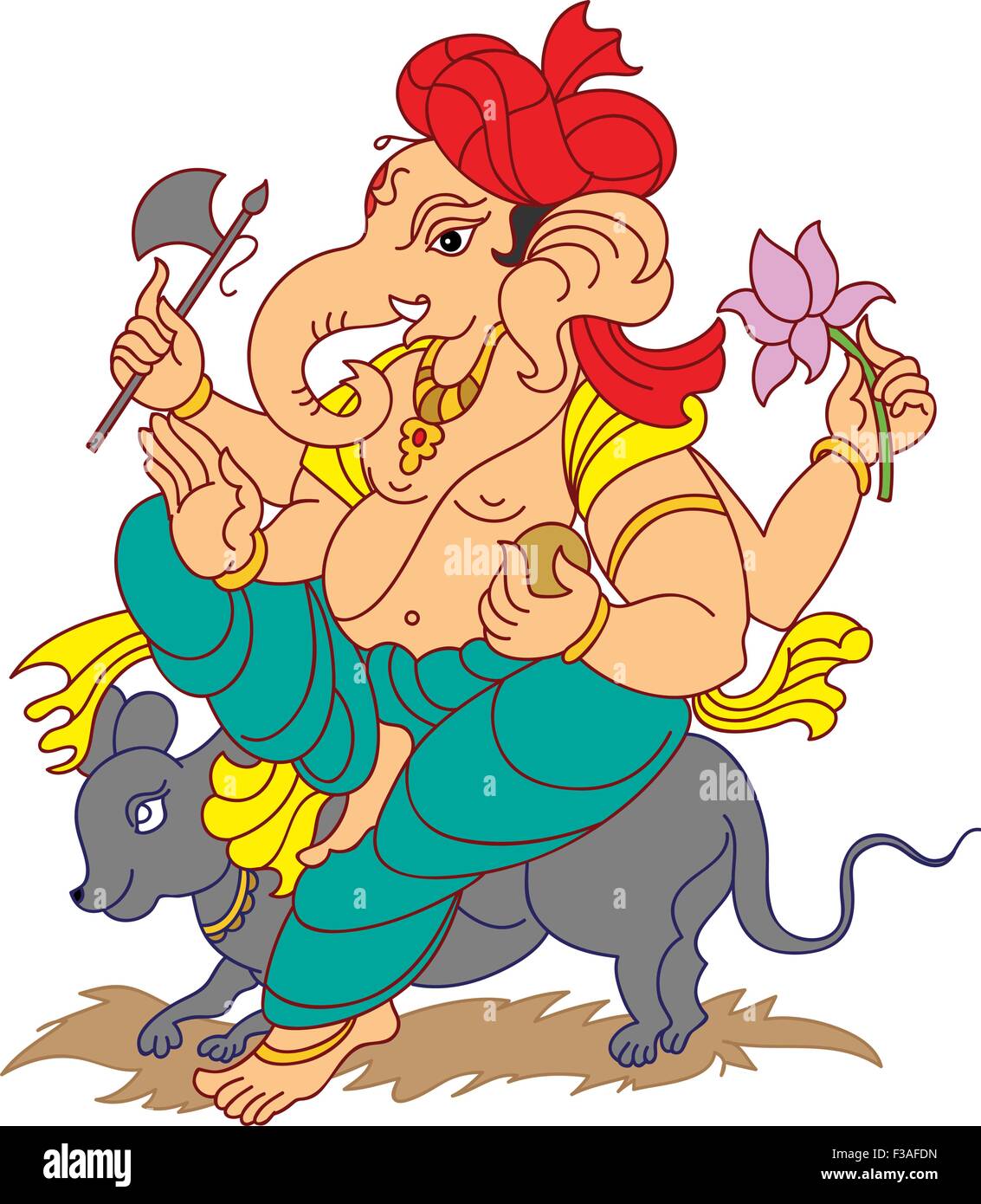 Ganpati art Cut Out Stock Images & Pictures - Page 3 - Alamy