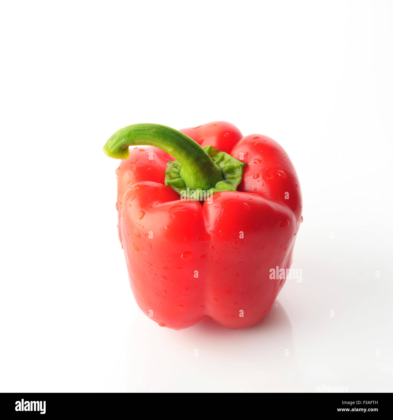 Red Bell Pepper Stock Photo