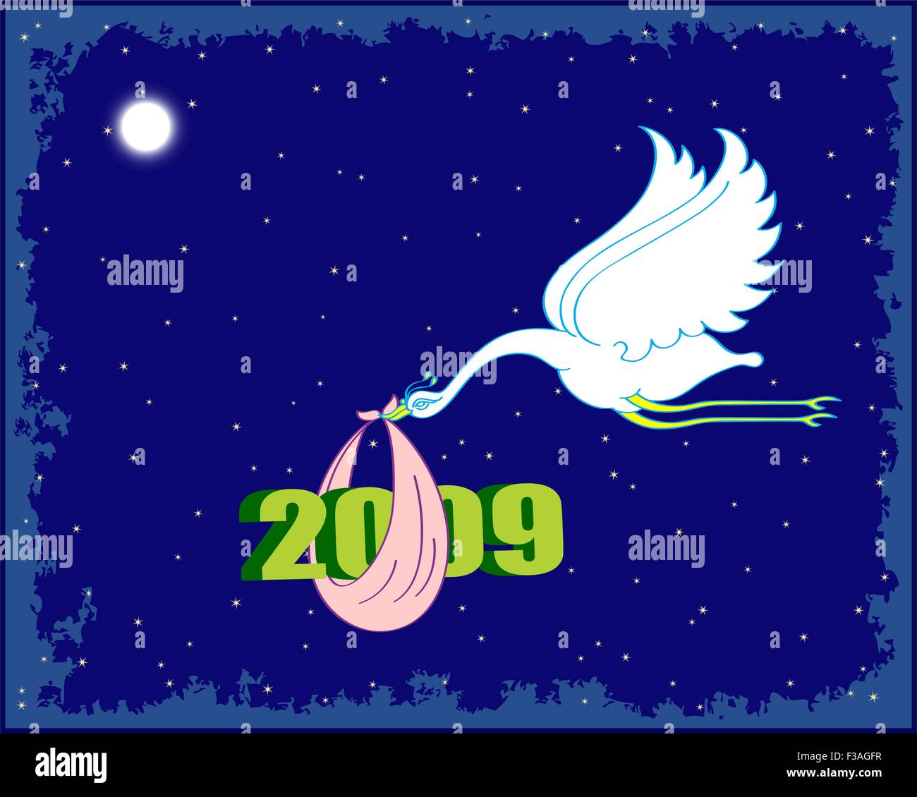 Vector 2009 Up 2009 Stock Vector Images - Alamy
