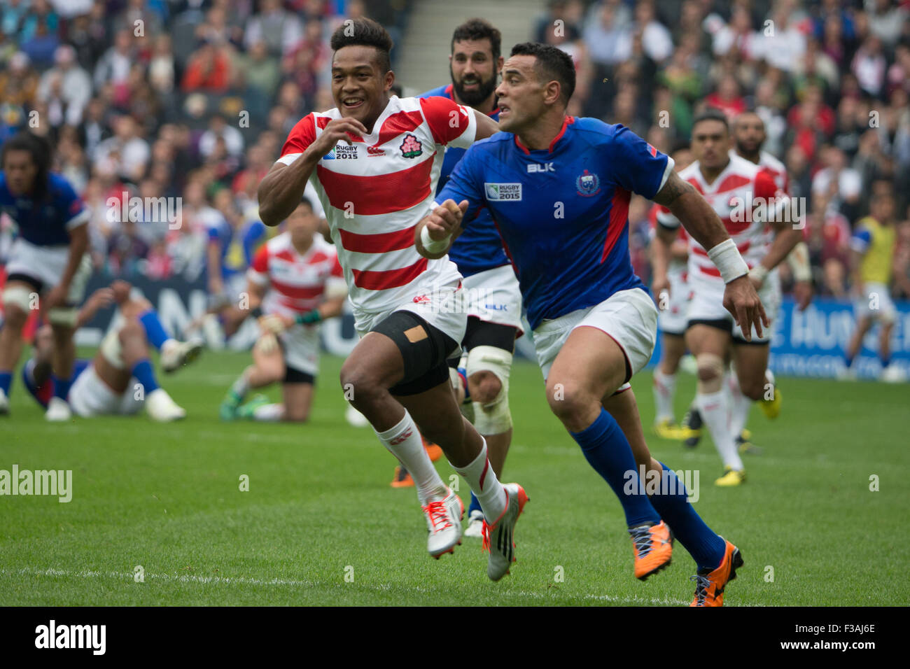 Stadium MK, Milton Keynes, UK. 3rd Oct 2015. Rugby World Cup 2015 Match ...