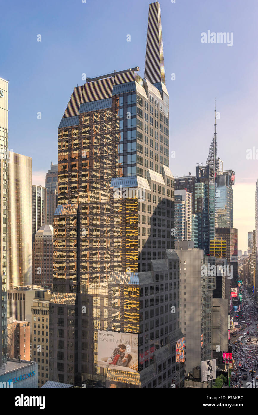 Morgan Stanley HQ in Manhattan New York Stock Photo