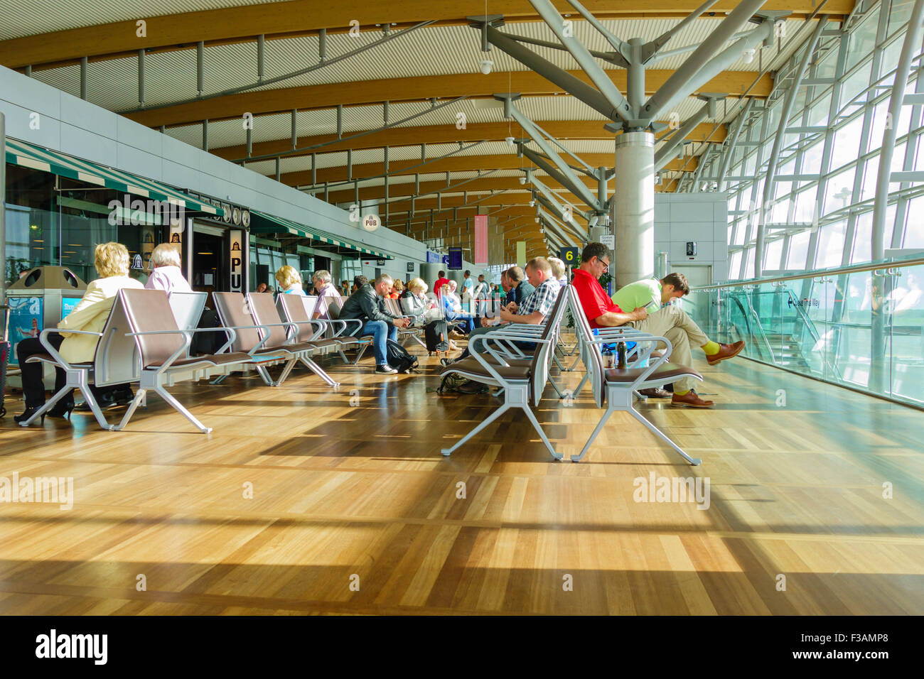 Departure lounge Cork airport Ireland Stock Photo Alamy