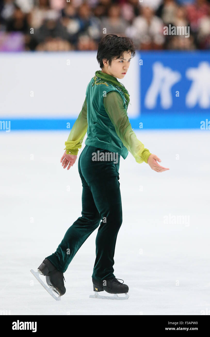Shoma Uno Jpn October 3 15 Figure Skating Japan Open 15 At Saitama Super Arena Saitama Japan Photo By Yutaka Aflo Sport Stock Photo Alamy