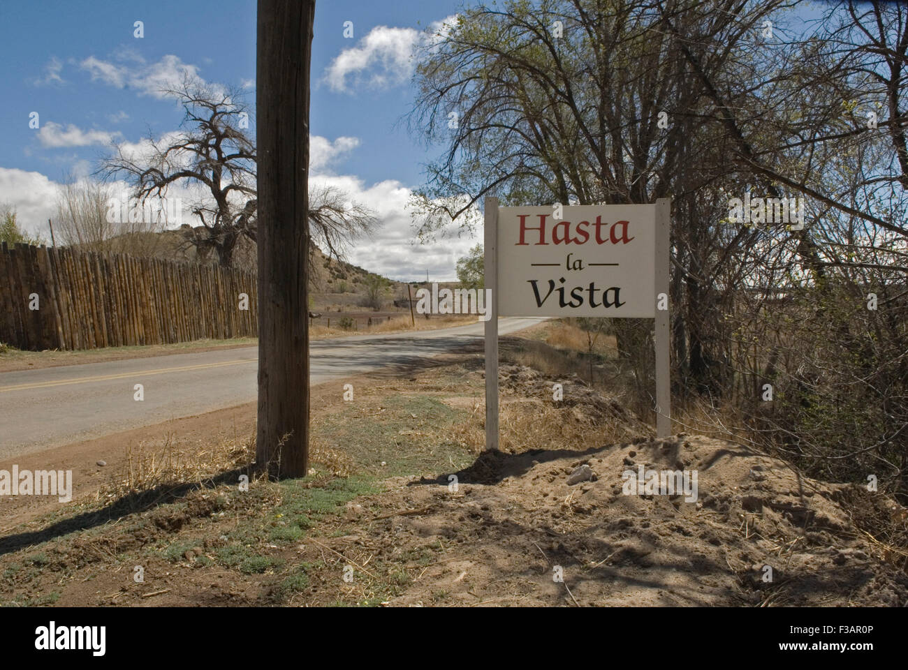Hasta la Vista Stock Photo Alamy