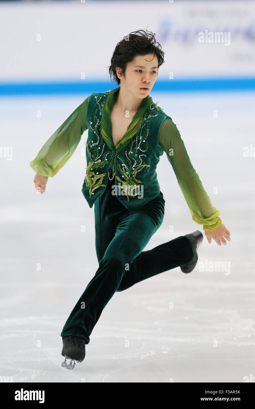 Shoma Uno Jpn October 3 15 Figure Skating Japan Open 15 At Saitama Super Arena Saitama Japan Photo By Yutaka Aflo Sport Stock Photo Alamy