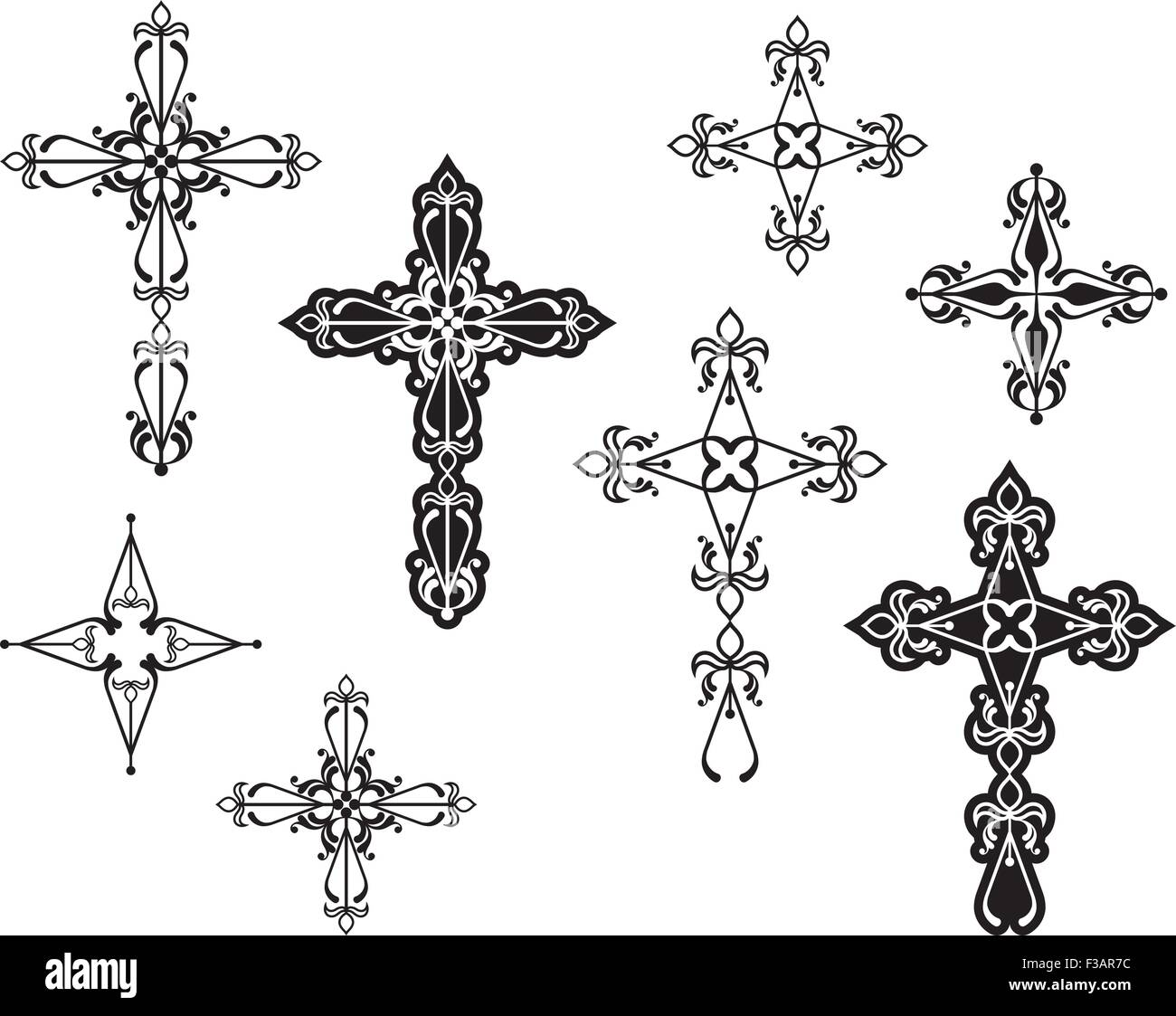 Christian Cross Design Vector Art Stock Vector Image & Art - Alamy