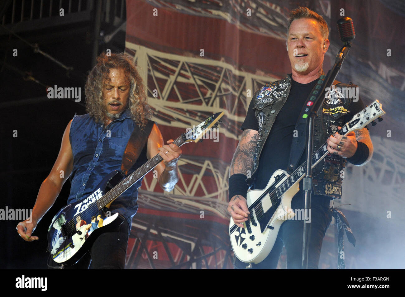 Lollapalooza Festival 2015 Performances Metallica Featuring James