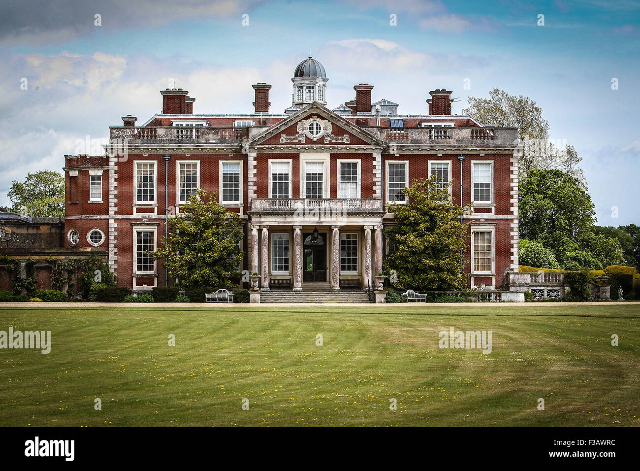 Stansted House a beautiful country House Stately Home set in Sussex in the English country side. Stock Photo