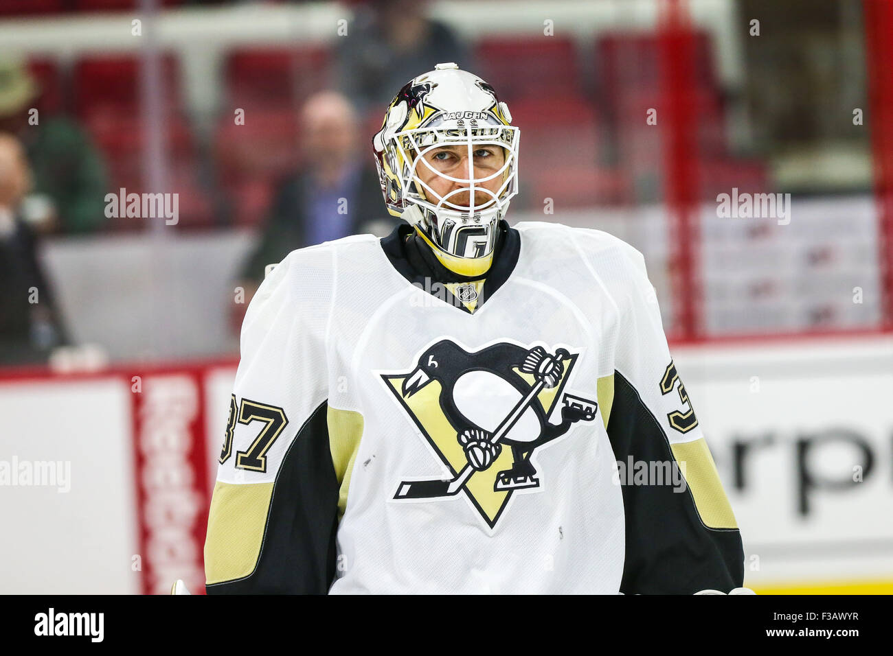 Raleigh, North Carolina, USA. 2nd Oct, 2015. Pittsburgh Penguins